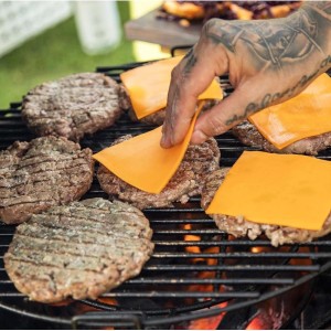 Grill ceramiczny Kamado Bono MEDIA, czarny