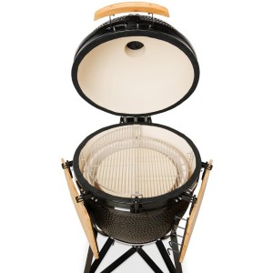 Grill ceramiczny Kamado Bono GRANDE, czarny