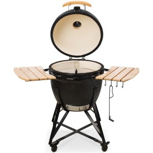 Grill ceramiczny Kamado Bono GRANDE, czarny