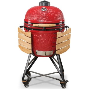 Grill ceramiczny Kamado Bono GRANDE, czerwony