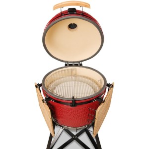 Grill ceramiczny Kamado Bono GRANDE, czerwony