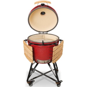 Grill ceramiczny Kamado Bono GRANDE, czerwony