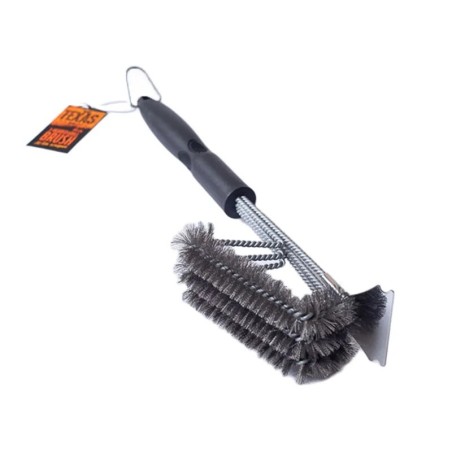 3-głowicowa szczotka ze skrobakiem 44cm TEXAS CLUB