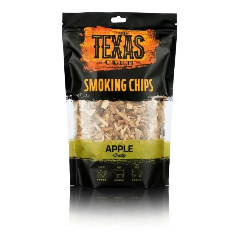 Wióry do wędzenia z drewna jabłoni 1L TEXAS CLUB