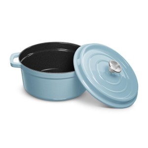 Garnek żeliwny, błękitny 4,7L GRAND FEU