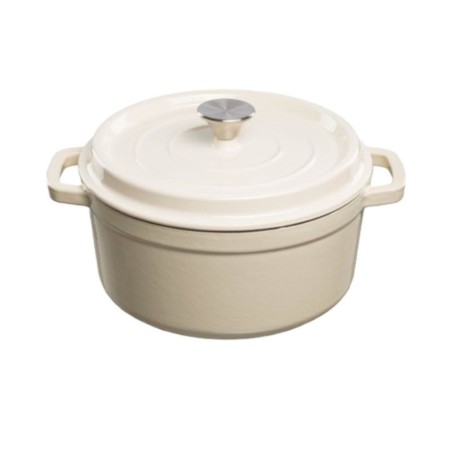 Garnek żeliwny, biały 3,5L GRAND FEU