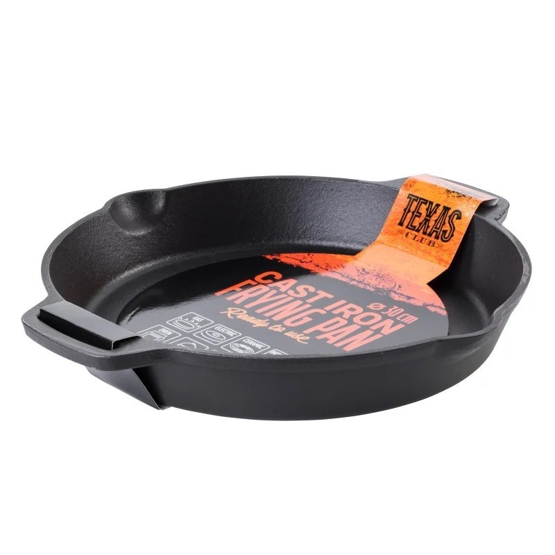 Patelnia żeliwna z uchwytami 30cm TEXAS CLUB