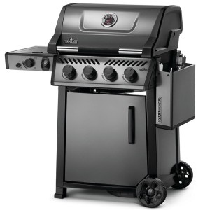Grill gazowy Napoleon Freestyle 425 DSIB z palnikiem bocznym Sizzle Zone, Grafitowy 