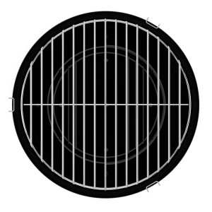 Przenośny grill węglowy Napoleon Charcoal Kettle 14'', Czarny