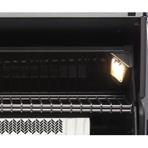 Grill gazowy Napoleon Prestige PRO 500 RB do zabudowy na gaz ziemny z palnikiem rożna, Stal Szlachetna