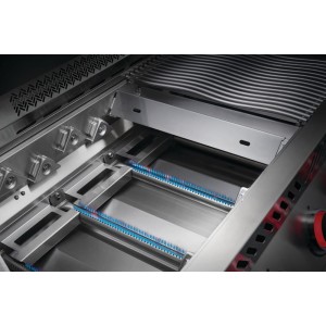 Grill gazowy Napoleon 38-calowy seria 700 RB do zabudowy z palnikiem rożna, Stal Szlachetna