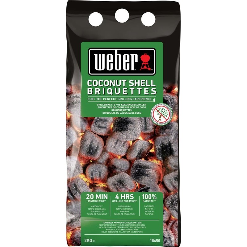 Brykiet ze skorup kokosa 2kg WEBER
