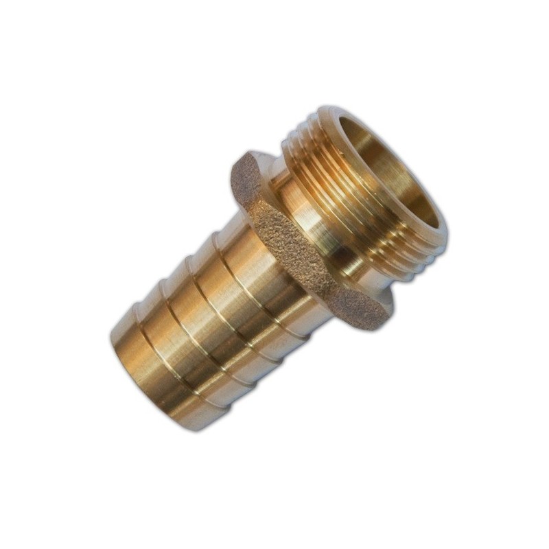 Nypel na wąż 13mm, GZ 1/2" MOSIĄDZ