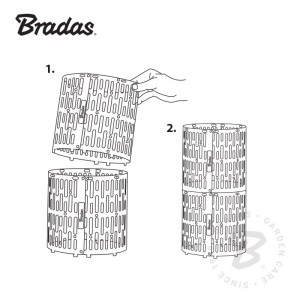 Osłona ochronna TreeSave MULTI High do pni drzew 20x33cm, zielona - 4szt.