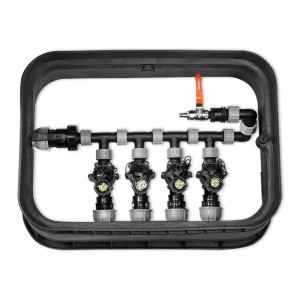 Elektrozawór z regulacja przepływu 2xGW 1" - 1szt.