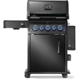 Grill gazowy Napoleon Phantom Rogue PRO-S 425 RSIB z palnikiem rożna i palnikiem bocznym Sizzle Zone, Czarny Mat