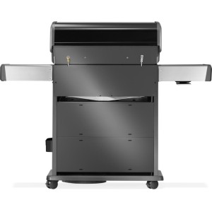 Grill gazowy Napoleon Rogue PRO-S 525 RSIB z palnikiem rożna i palnikiem bocznym Sizzle Zone, Czarny