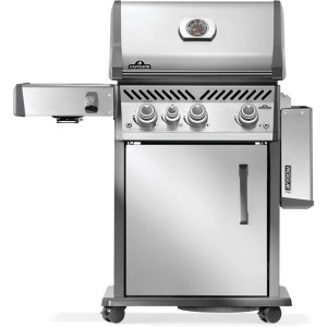 Grill gazowy Napoleon Rogue PRO 425 SIB z palnikiem bocznym Sizzle Zone, Stal Szlachetna