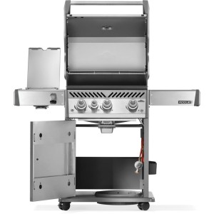 Grill gazowy Napoleon Rogue PRO 425 SIB z palnikiem bocznym Sizzle Zone, Stal Szlachetna