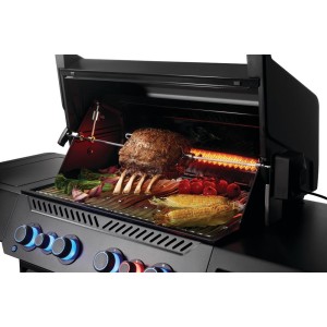Grill gazowy Napoleon Phantom Prestige 500 Connected RSIB z palnikiem rożna i palnikiem bocznym Sizzle Zone, WiFi