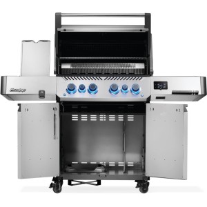 Grill gazowy Napoleon Prestige 500 Connected RSIB z palnikiem rożna i palnikiem bocznym Sizzle Zone, WiFi