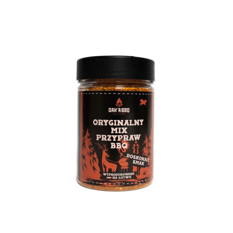 Oryginalny Mix przypraw BBQ 190g - Oak'A BBQ