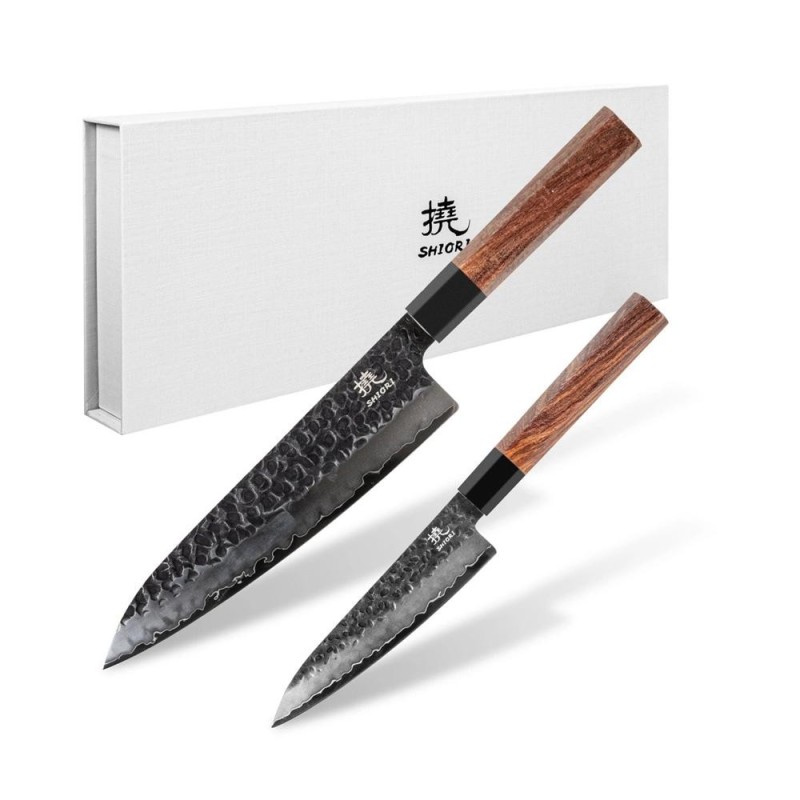 Mitsuki Muro i Sifu - Zestaw dwóch noży ze stali 10Cr15CoMov SHIORI