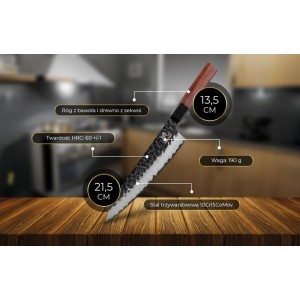 Mitsuki Muro i Sifu - Zestaw dwóch noży ze stali 10Cr15CoMov SHIORI