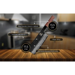 Mitsuki Nakiri - Tasak do precyzyjnego krojenia warzyw SHIORI