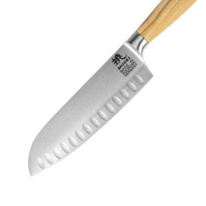 Hamburg Santoku - Uniwersalny, wielozadaniowy nóż szefa kuchni ze stali niemieckiej 1.4116 SHIORI