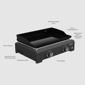CAMPINGAZ Grill gazowy Plancha Othello 2