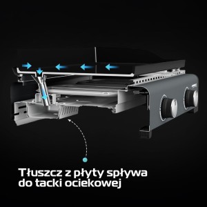 CAMPINGAZ Grill gazowy Plancha Onyx 2 Cook