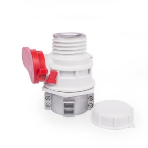 Zawór kulowy IBC GW S60x6 (kołnierz  metalowy) z wylotem GZ S60x6