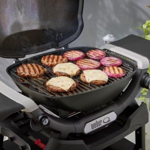Grill gazowy Weber Q1200N na kartusze ze stojakiem, Czarny