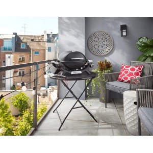 Grill gazowy Weber Q1100N na kartusze, Czarny