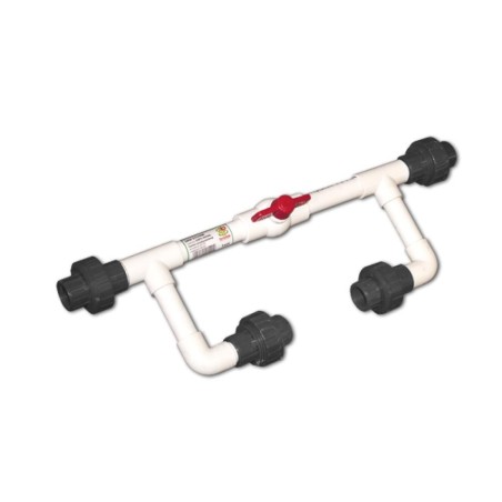 Zestaw przyłączeniowy do inżektora GZ 3/4" , z wyjściami GW 3/4"