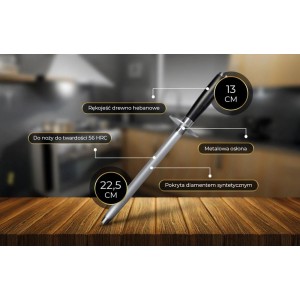 Togi - Diamentowy musak/stalka do podostrzenia noży SHIORI