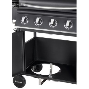 Grill gazowy 4 palnikowy z palnikiem bocznym