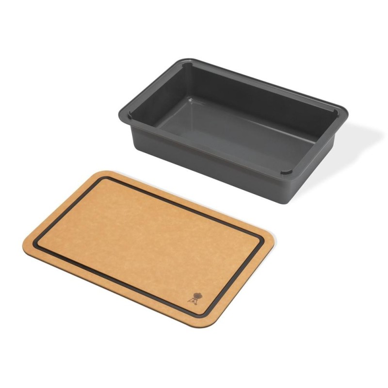 Deska do krojenia z pojemnikiem WEBER WORKS