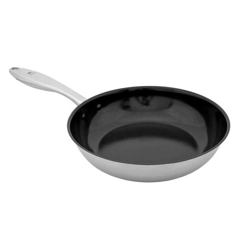 Patelnia Stainless Steel 304 z powłoką ceramiczną 24cm, indukcja SHIORI