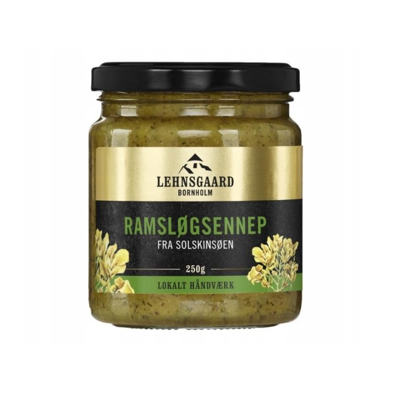 Musztarda z czosnkiem niedźwiedzim - 250g LEHNSGAARD