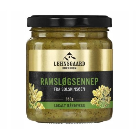 Musztarda z czosnkiem niedźwiedzim - 250g LEHNSGAARD