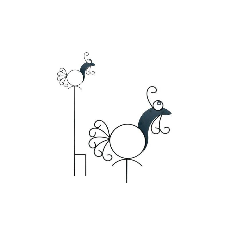 Podpora ogrodowa wbijana KOGUTczarna 43,1x140