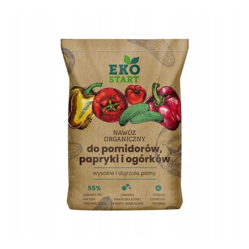 EkoStart Nawóz organiczny do pomidorów,  papryki i ogórków 5kg