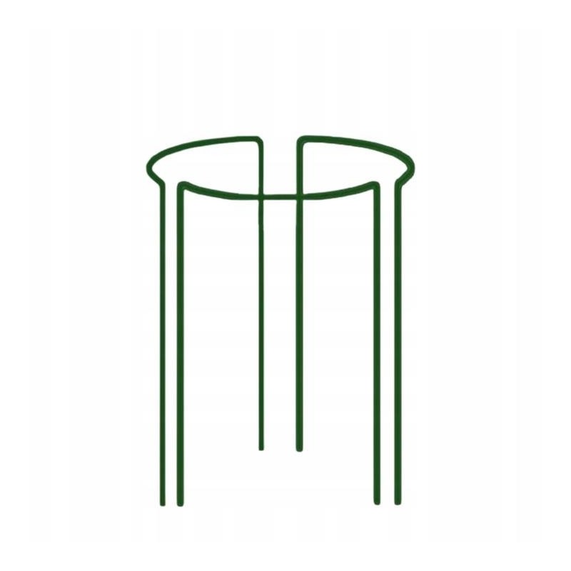 Podpora pierścieniowa do roślin 1/3 koła  śred.40cm / wys.75cm