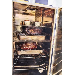 Smoker BBQ 70L INOX Wi-Fi BORNIAK