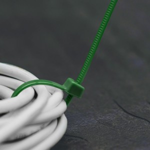 Taśma kablowa 3,6 x 300mm GREEN 100szt.