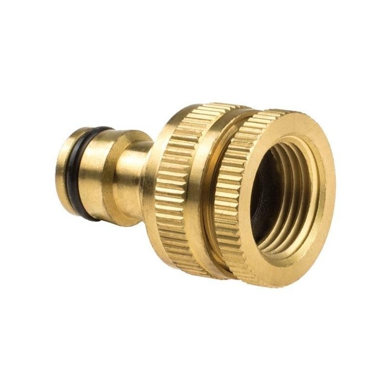 Przyłącze uniwersalne z gwintem  wewnętrznym 1/2" - 3/4" BRASS