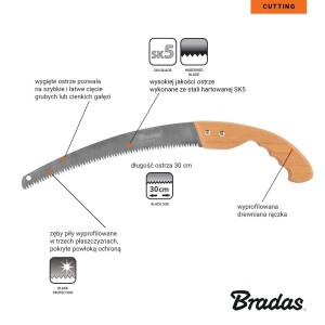 Piła ogrodnicza V-SERIES WOOD SK5 ostrze  30cm