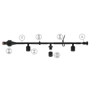 Ogrodowa mgiełka wodna SIMPLE 10m